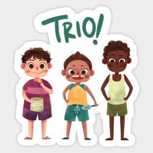 Trio best friend Sticker